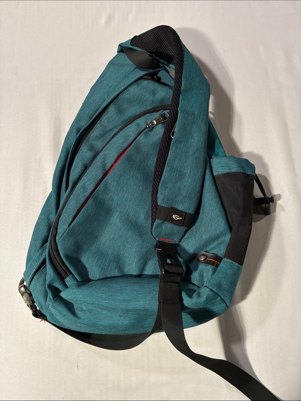 Unbranded Teal Sling Bag for Men - Casual Crossbody Belt Bag